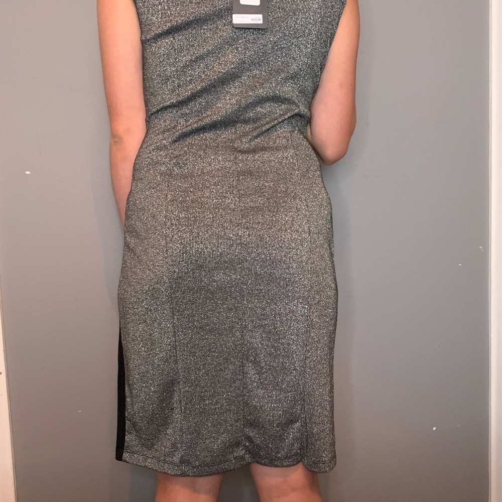 black/silver cocktail dress (NWT) - Picture 3 of 7